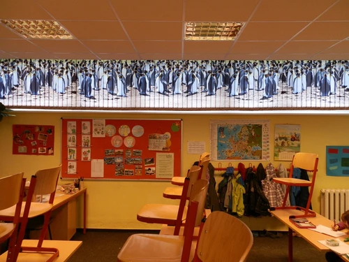 Foto-Lamellenvorhang für Klassenzimmer