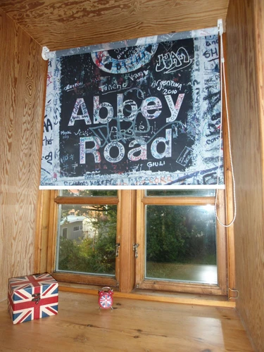 Rollo individuell bedruckt Abbey Road